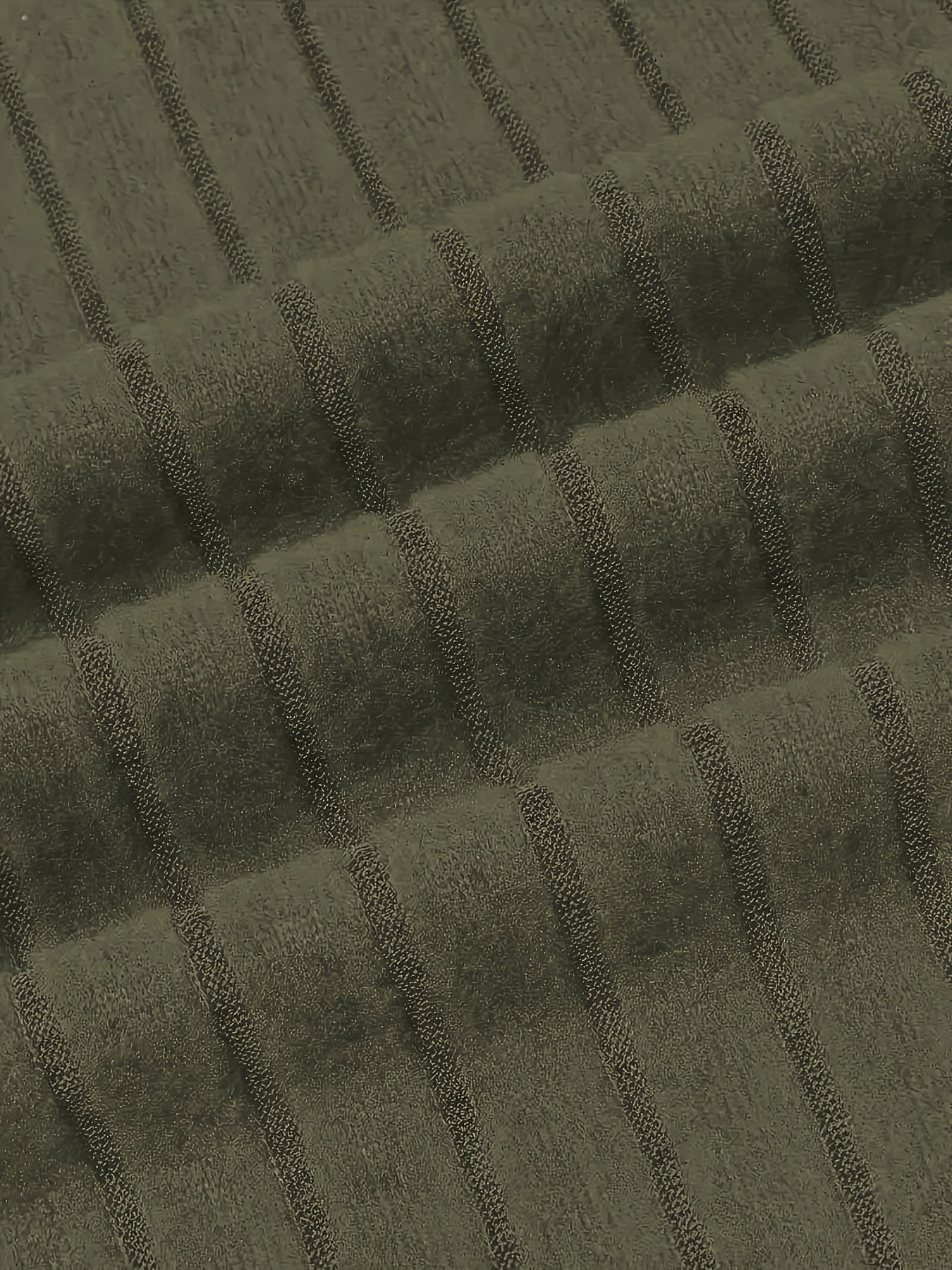 Women's Large Ribbed Autumn Winter Home Wear Casual Set