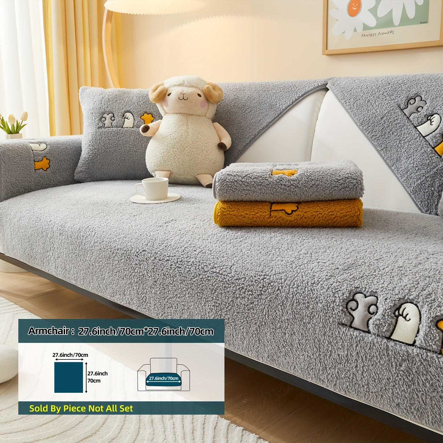 Плюшевый чехол на диван для собак, противоскользящий, защитный чехол для мебели