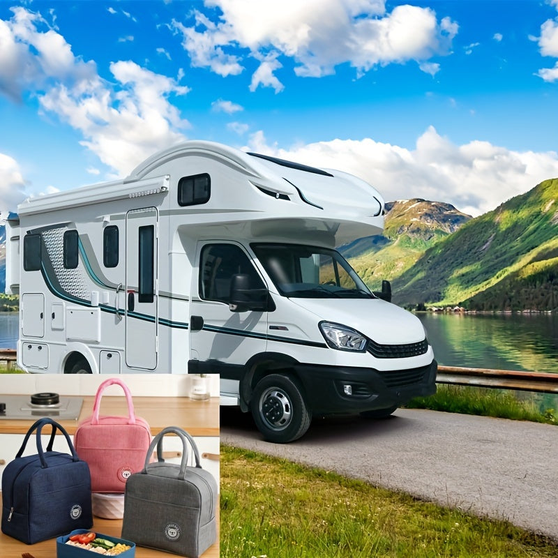 Ayı tushlik sumkasi, suv o'tkazmaydigan Oxford mato, ko‘k, zip bilan old qopqoq, tutqich