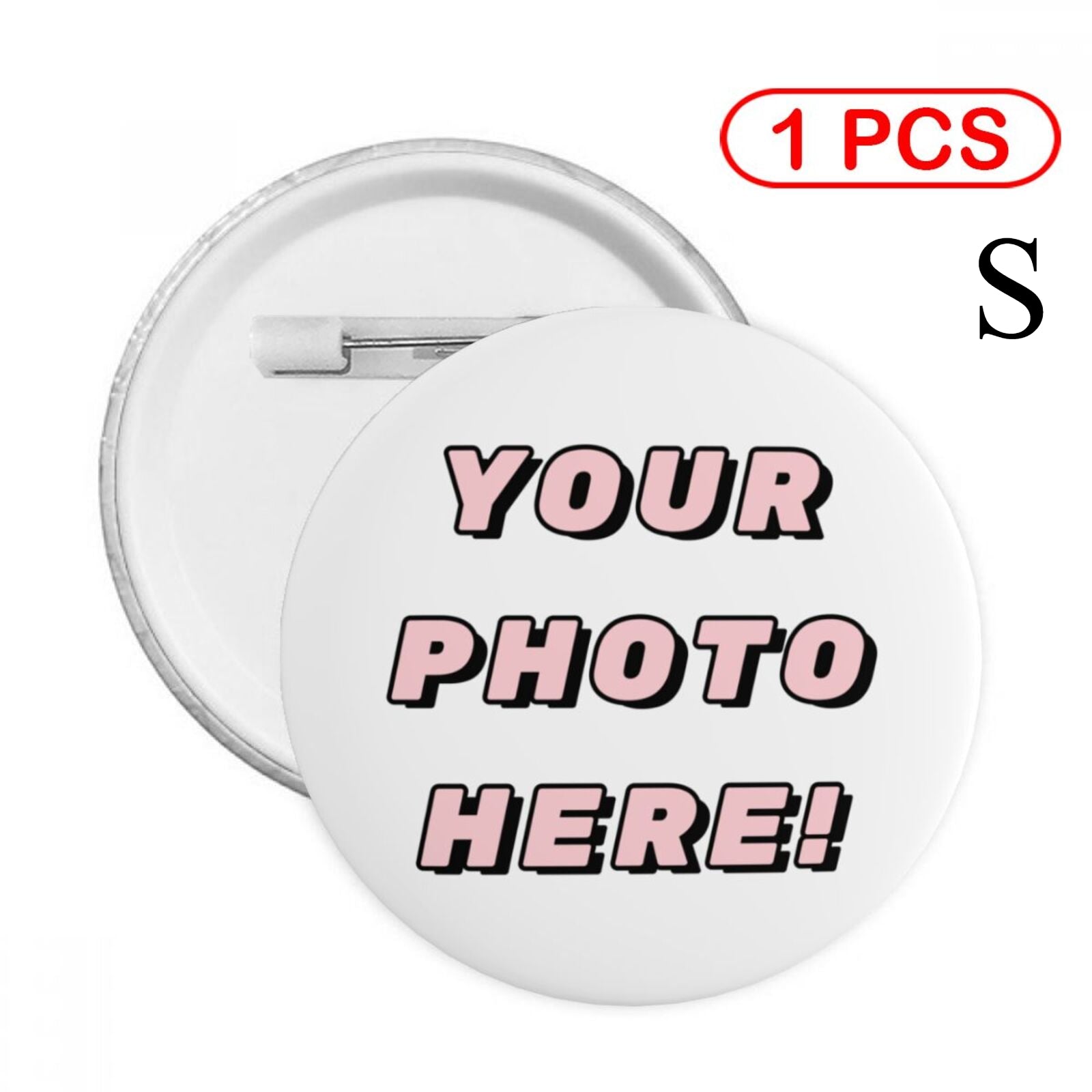 Halloween va Rojdestvo kiyimlari uchun maxsus aylana belgi pin, mustahkam va qulay