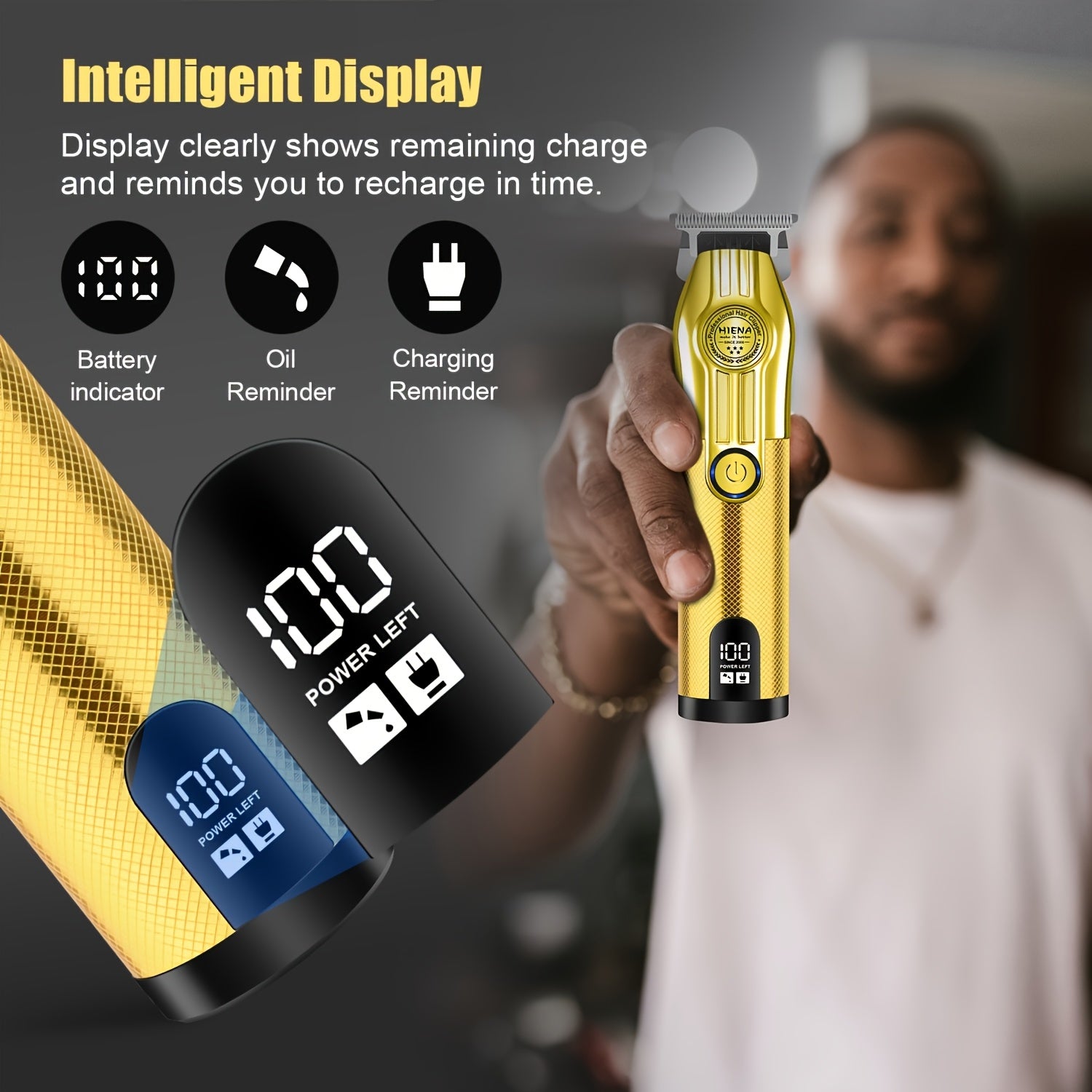 4 шт. профессиональный барберский набор USB-заряжаемый электробритва триммер борода геймер носовой триммер