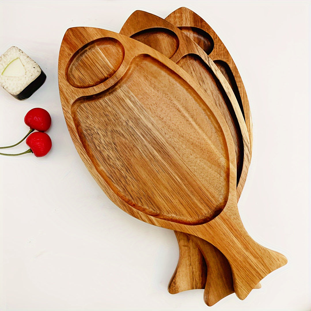 Yog'och xizmat qilish taxtasi 28.96cm nonushta, atıştırmalıklar, tort, apetitlar, souslar, mevalar uchun