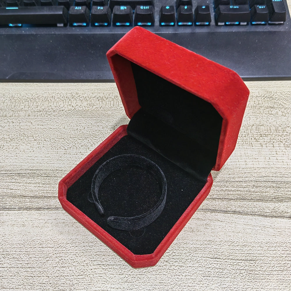 Бархатная восьмиугольная шкатулка для украшений для женщин и девочек