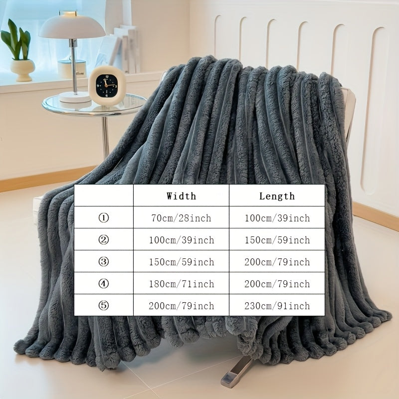 Soft Velvet Blanket for Couch Bed and Travel Multi-Use Warm Cozy 50x60 Inches