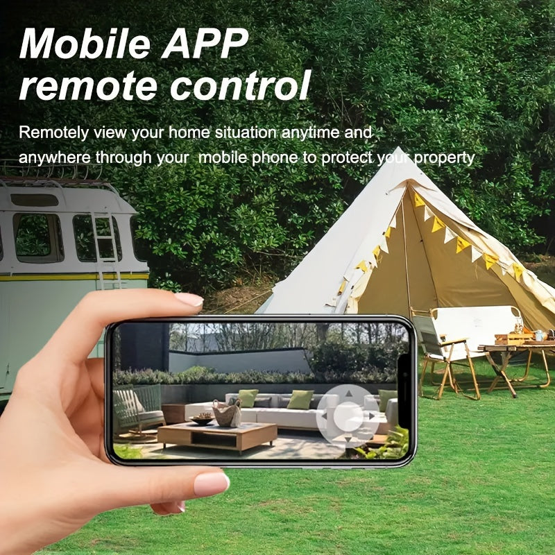 HD WiFi xavfsizlik kamerası, to'liq rangli kechki ko'rish, ikki tomonlama audio, harakatni aniqlash, simsiz, USB bilan quvvatlanadi