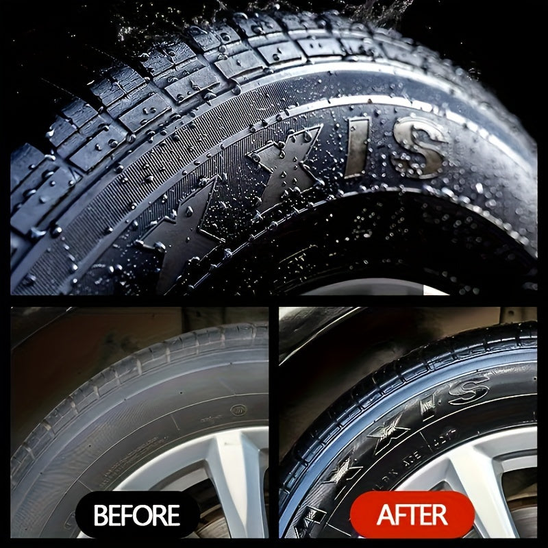 Cera de recubrimiento de neumáticos 100G brillo negro protección duradera para coche motocicleta