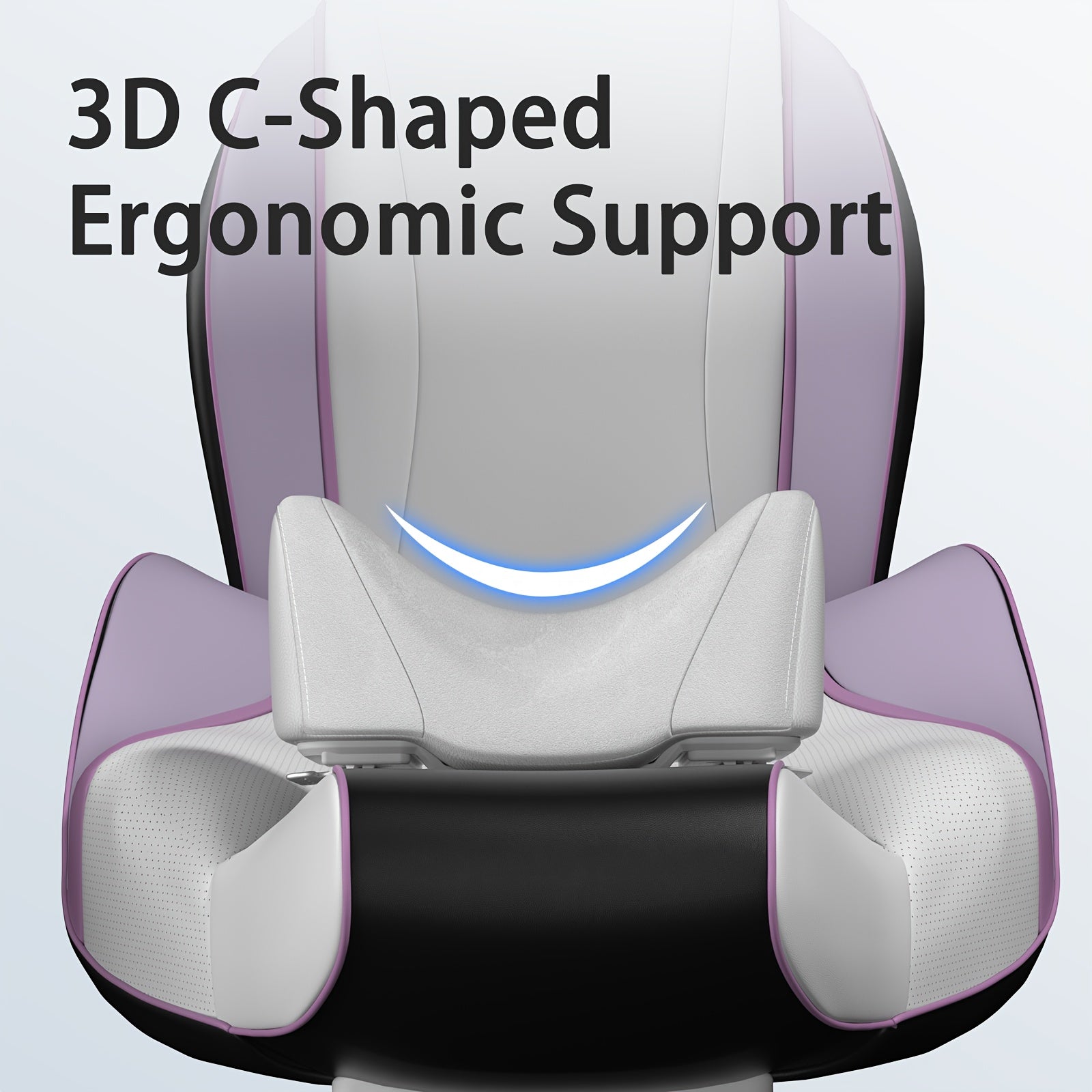 Adjustable Car Neck Pillow Memory Foam Headrest Support for Dolphin Seats