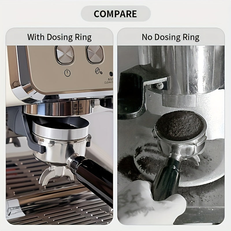 Aluminum Alloy Magnetic Coffee Dosing Ring for 51mm 53mm 58mm Espresso Barista Tool