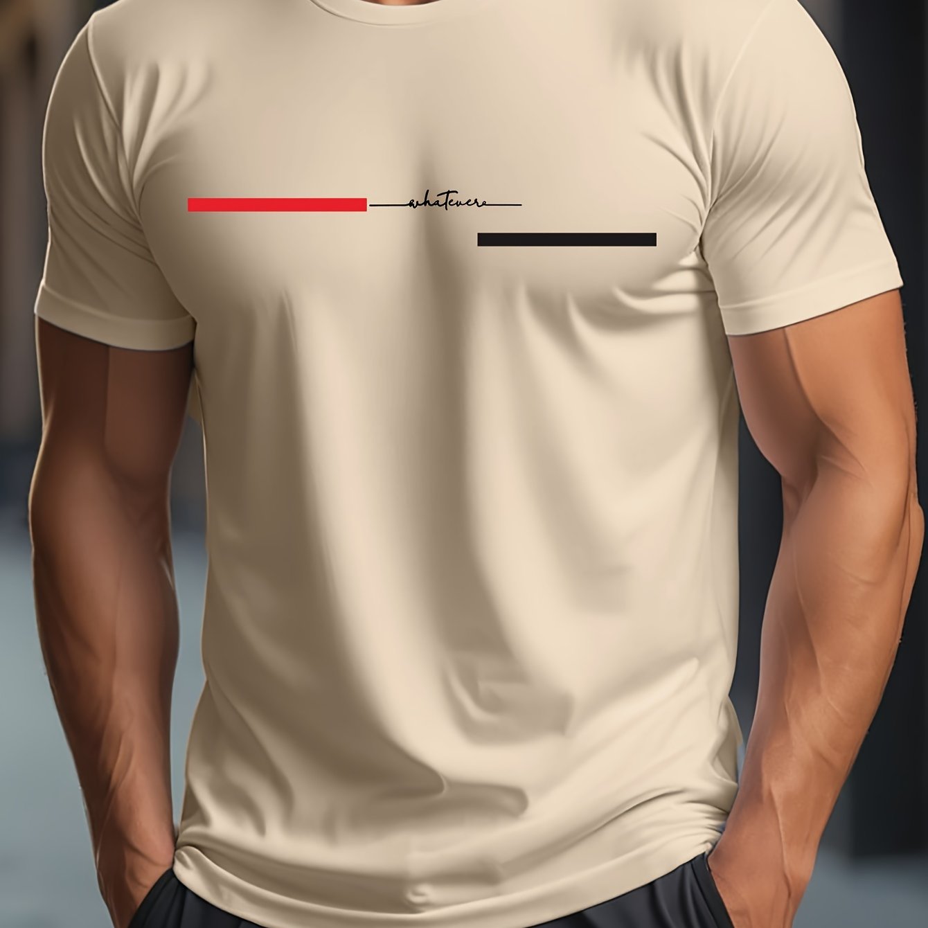 Yozgi ochiq havoda kiyish uchun 100% paxta erkaklar uchun grafik printli futbolka.