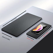 Car Interior Anti-Slip PVC Mat 27x15cm Phone Glasses Holder Adhesive Pad