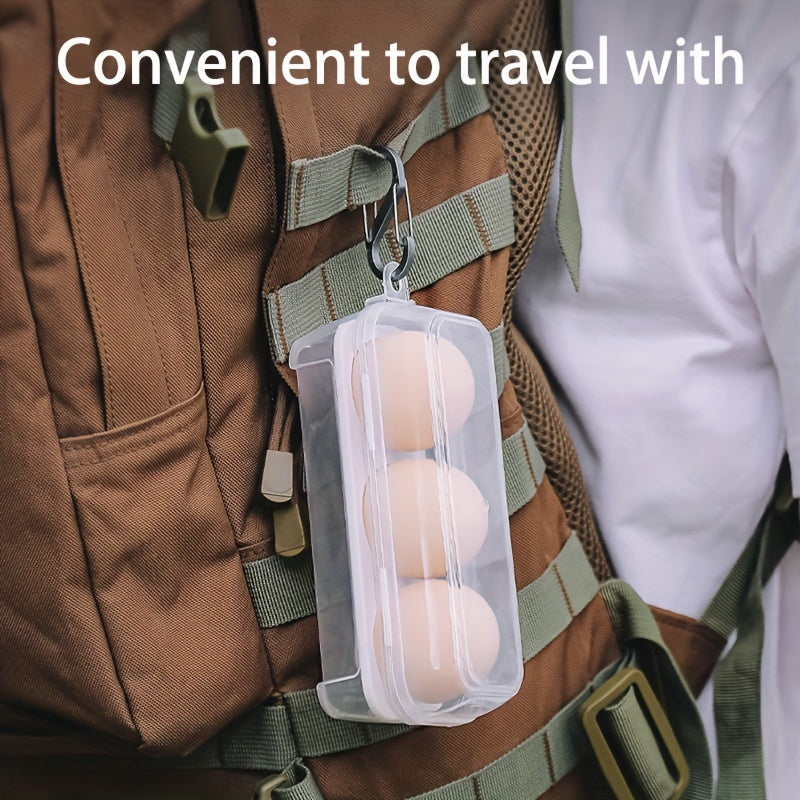 Egg Storage Container 1/3/4/8 Eggs Leakproof Plastic Travel Camping
