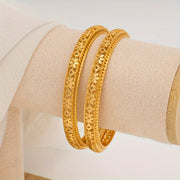 Women’s Alloy Bangle Bracelet with Middle Eastern Design for Daily and Special Wear