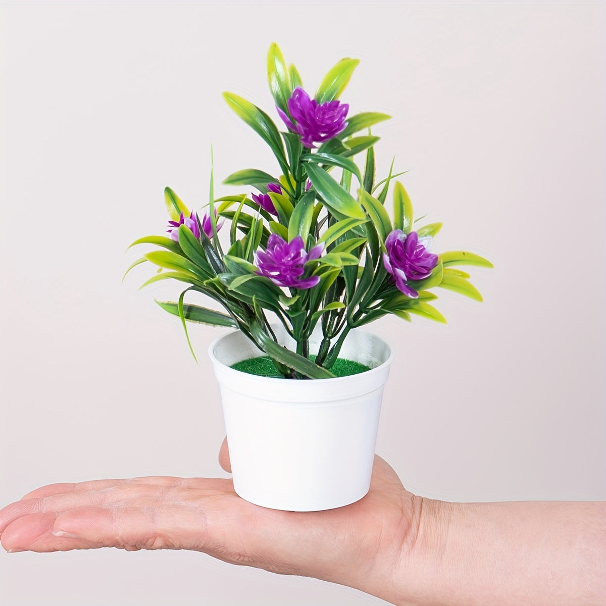 Artificial Lotus Pond Plant 5-Head Artificial Water Garden Decor for Home and Outdoor