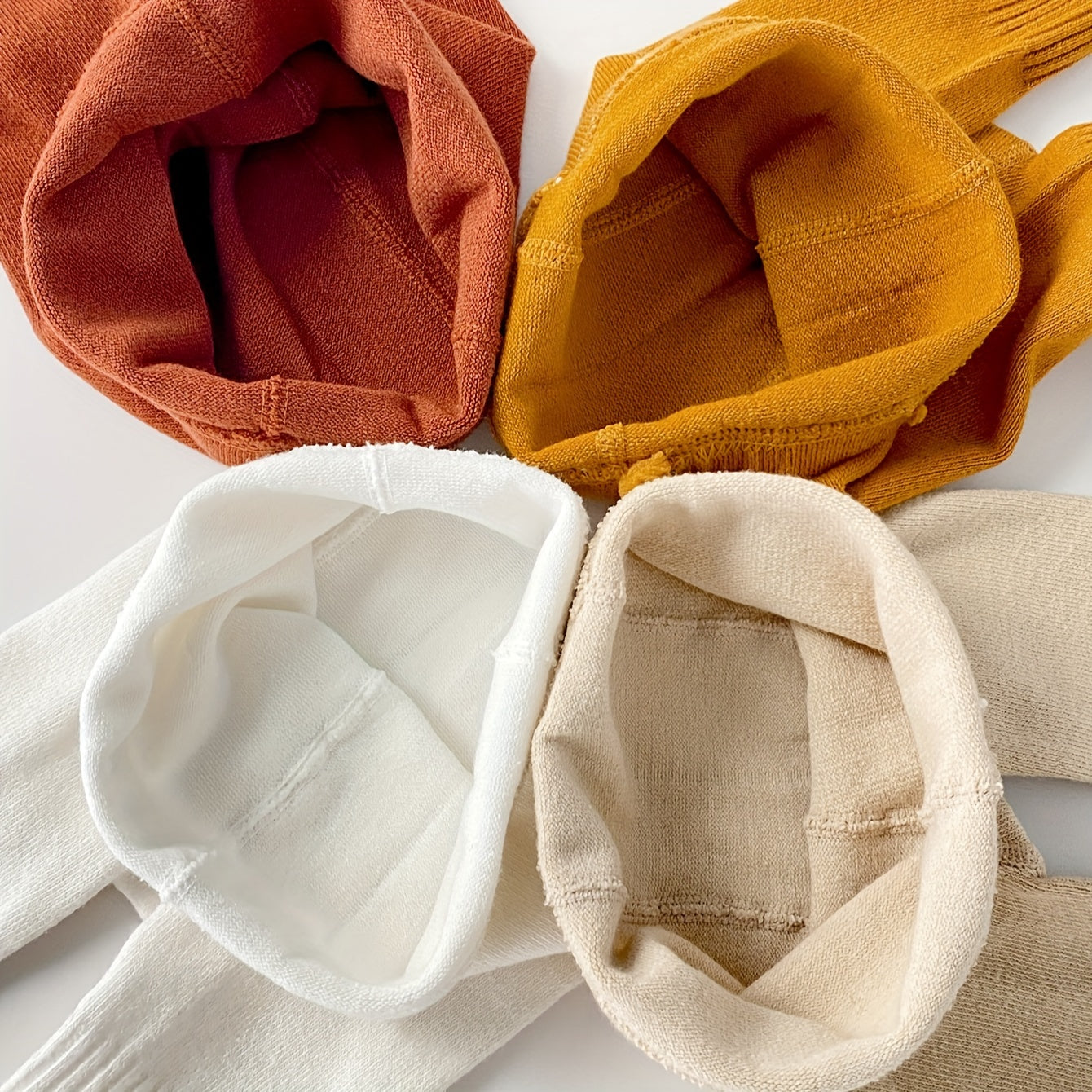 Baby Girls' Solid Color Pantyhose 7 Pairs All-Season for Dancing and Sports