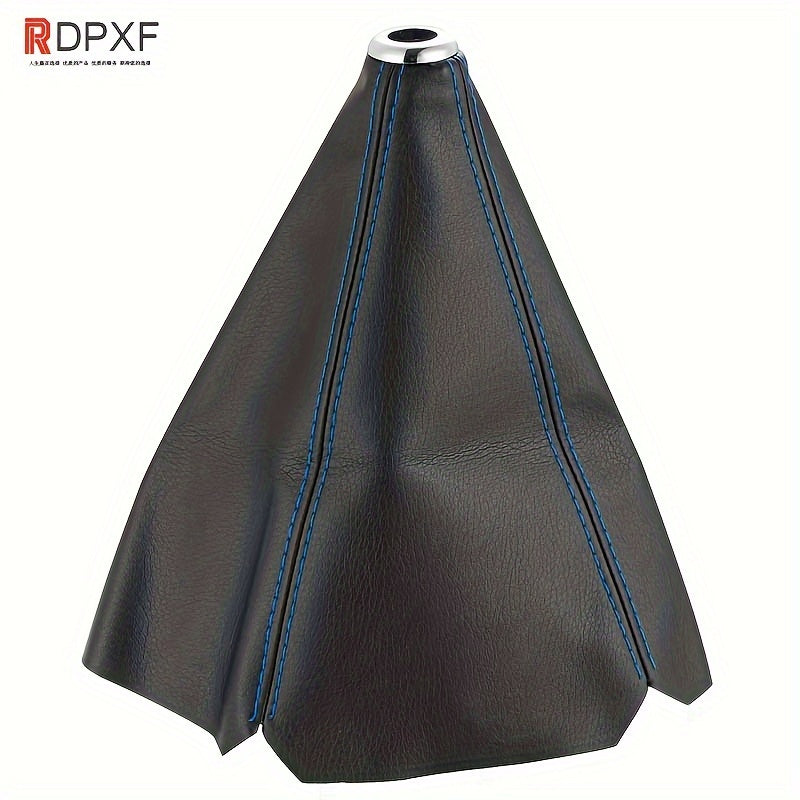 Universal PU Leather Gear Shift Gaiter for Manual Transmission with Dust Cover