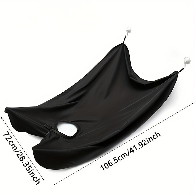 Пеньюар для бритья бороды с держателем триммера, органайзер для ванной для мужчин