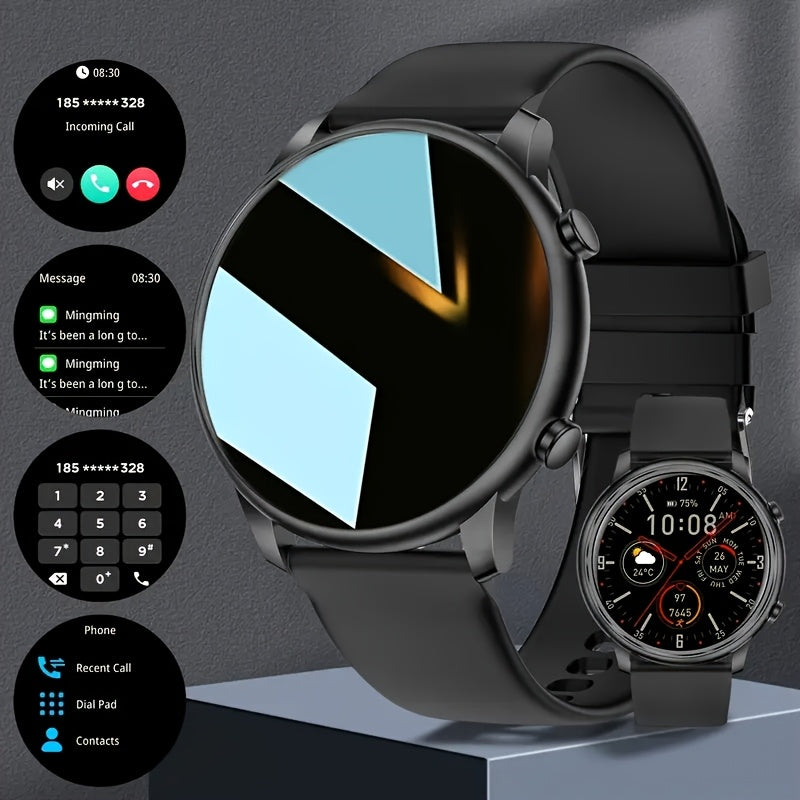 Новые смарт-часы с беспроводной связью, спортивной фитнес-функцией, голосом ИИ, более 100 спортивными режимами для мужчин и женщин.