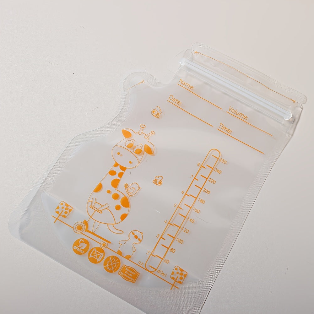 Oshiriladigan quvurlar bilan 100 dona emizish uchun saqlash sumkasi, o'z-o'zidan turg'un