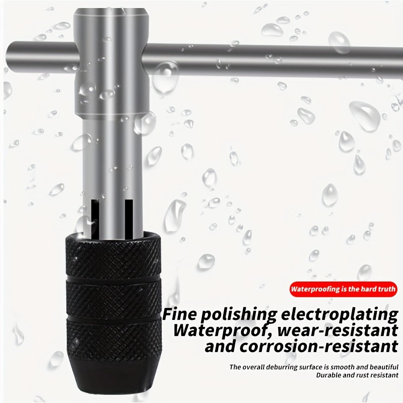 9 ta bo'lakli alloy po'latdan yasalgan qo'lda tishlash to'plami metall, yog'och, plastmassa uchun M3-M12