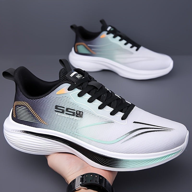 Men's Breathable Fabric Sneakers Low Top Casual Running Hiking Shoes
