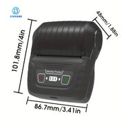 Portable Thermal Label Maker Printer with Rechargeable Battery and Wireless Connectivity