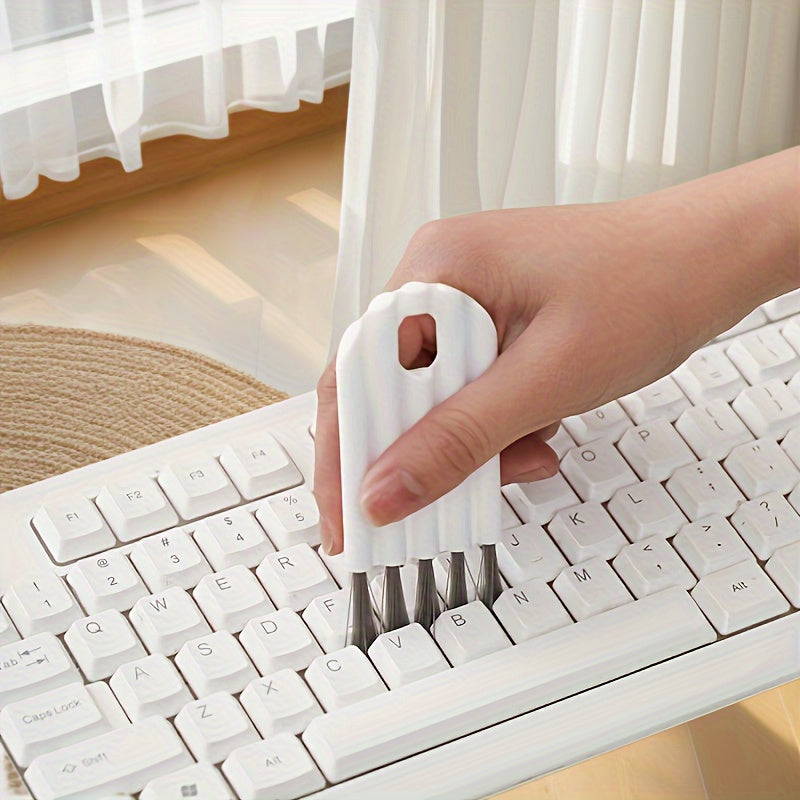 Multi-Purpose Cleaning Brush for Keyboard, Cup Lids, Bottle Caps, and Vents