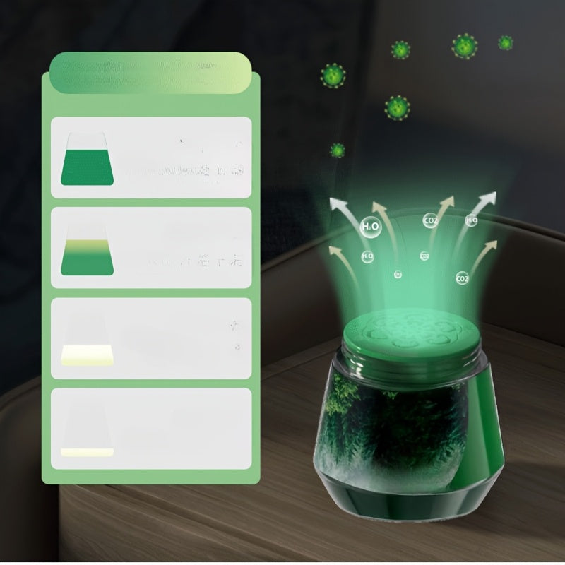 Pequeño tanque de limpieza para el hogar verde con absorbedor de formaldehído y eliminación de olores