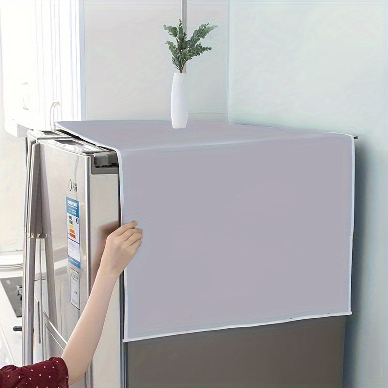 Funda para nevera de tela Oxford impermeable, a prueba de aceite, polvo y agua, para puertas simples o dobles