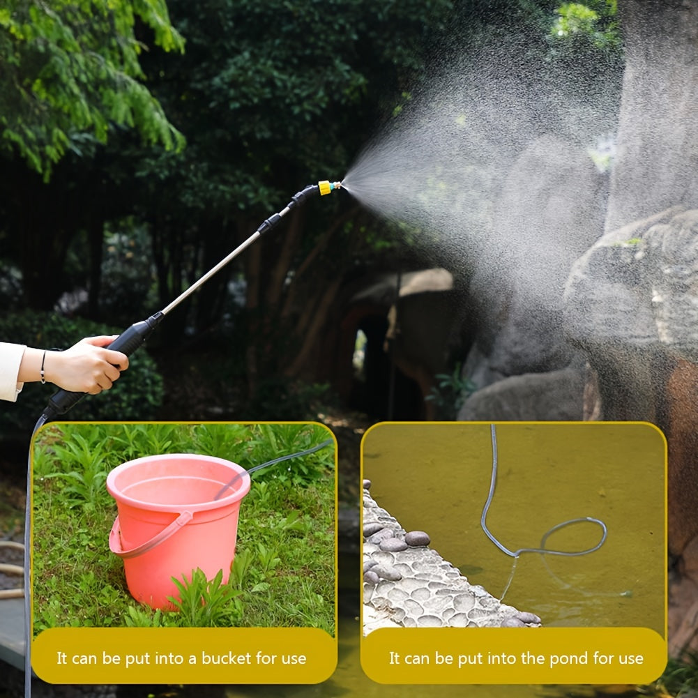 Garden Sprayer for Gardening and Disinfection PVC ABS Handheld Watering Spray Gun