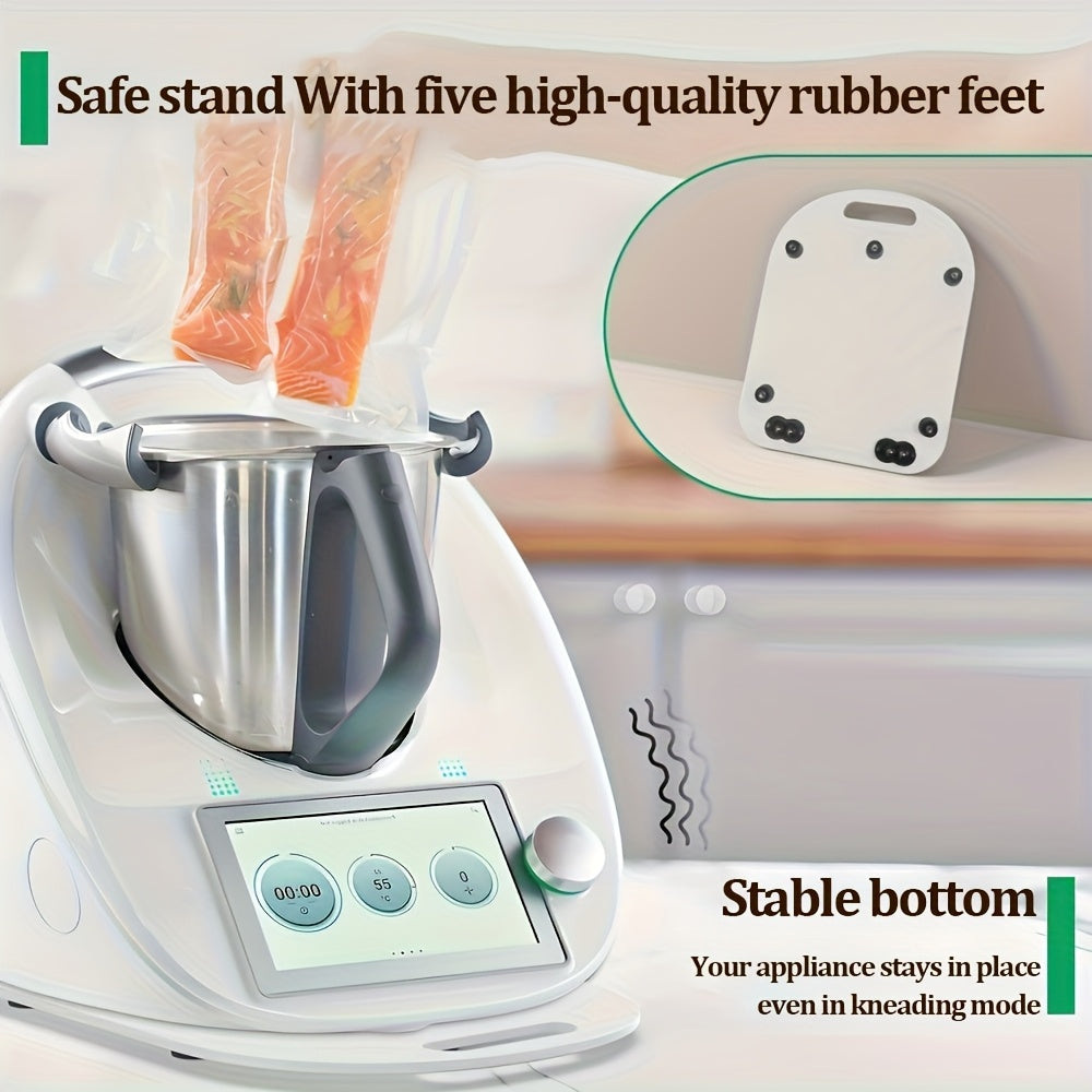 Oshxona texnikasi uchun akril slayd pad, osongina ko'chirish uchun tormoqsiz rezina oyoqlar