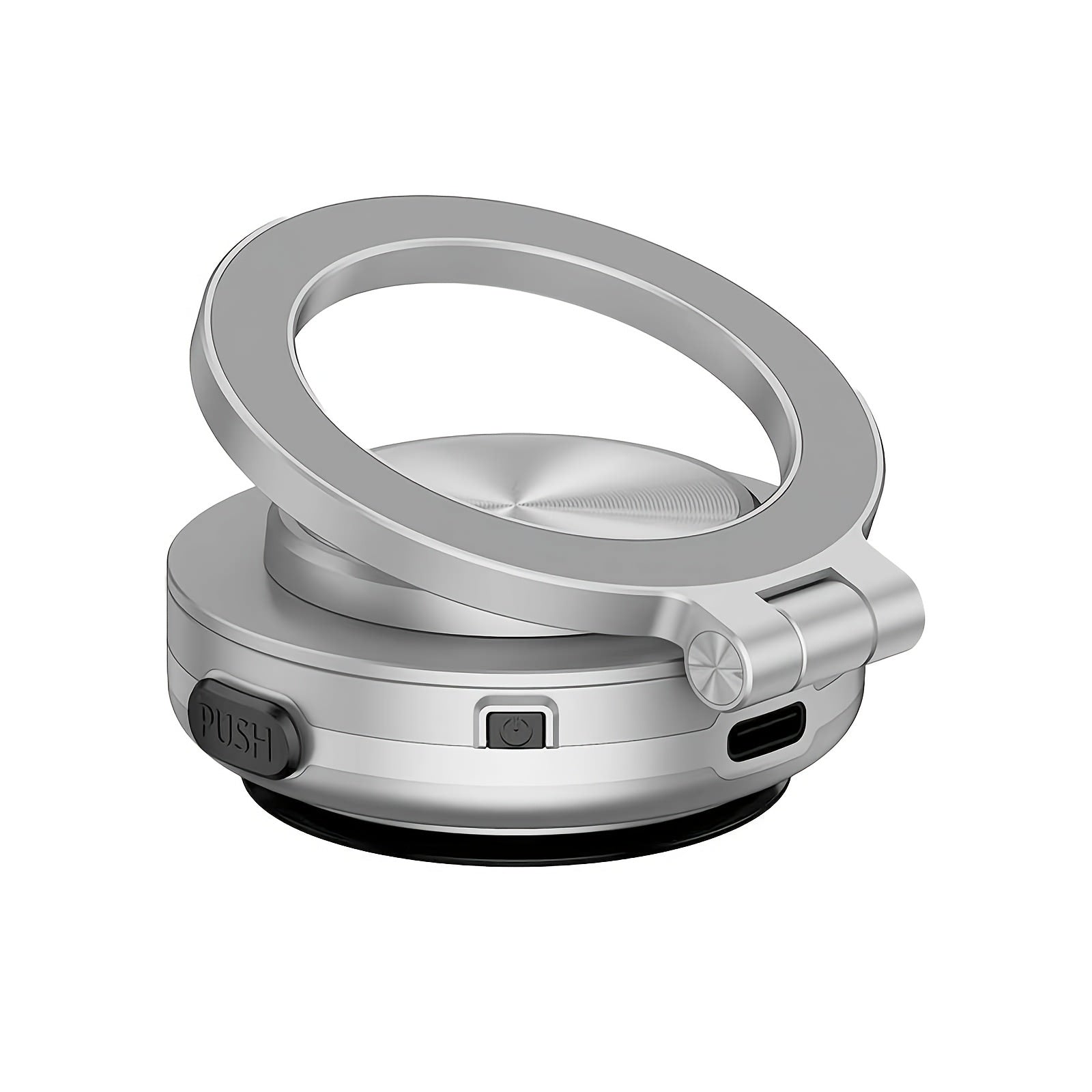 Barcha Metallik Magnitli Avtomobil Telefon Qopqog'i Qaytariladigan 360° Buriladigan Qo'ldan Erkin Tutqich