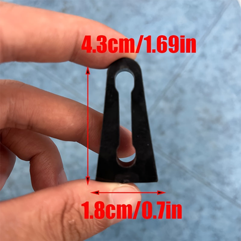 4pcs Shock Absorber Rubber Pads Impact Cushioning Door Lock Seals TPE Noise Reduction
