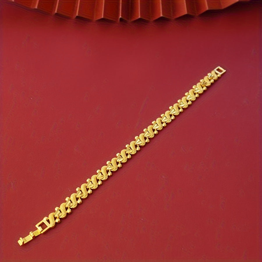 Hip hop punk sevgi yurak bilaguzuklari to'plami 4 ta - Har qanday mavsum uchun zamonaviy zargarlik, tug'ilgan kunlar va partiyalar uchun ideal sovg'a