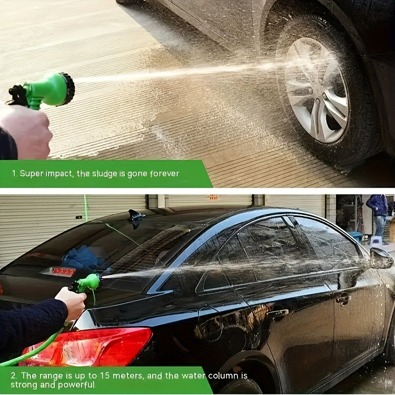 Portable Retractable Garden Hose for Car Wash and Outdoor Use with Thermoplastic Rubber Material