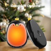 Mini Penguin USB Hand Warmer with 3 Adjustable Temperatures Portable and Cute