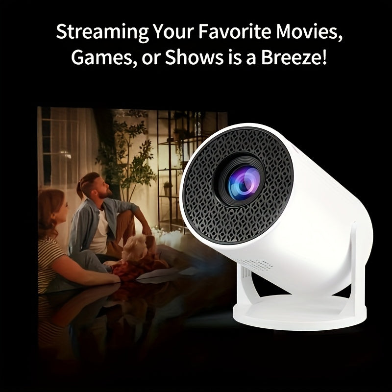 Portable Smart Projector with WiFi 180° Rotatable Full HD 3D Ready