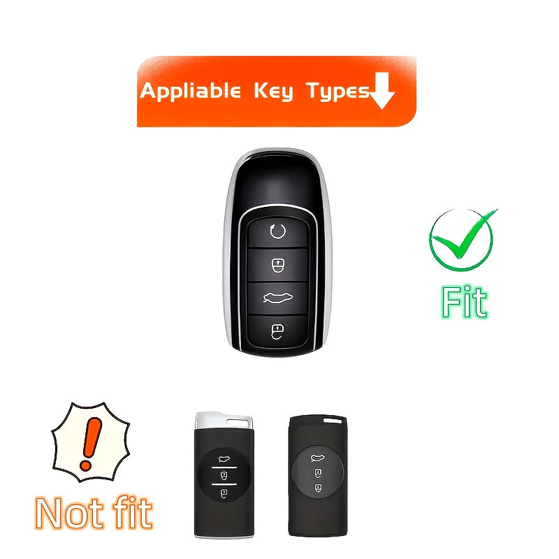 Universal TPU Key Case for SUV Sedan Car Key Fob Protector Wallet