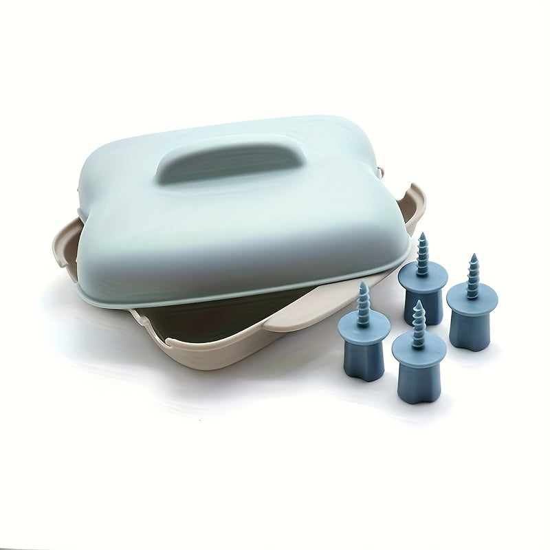 O'simliklar va dengiz mahsulotlari uchun mikroto'lqinli makkajo'xor pishirgich, joyni tejovchi, yuqori haroratga chidamli