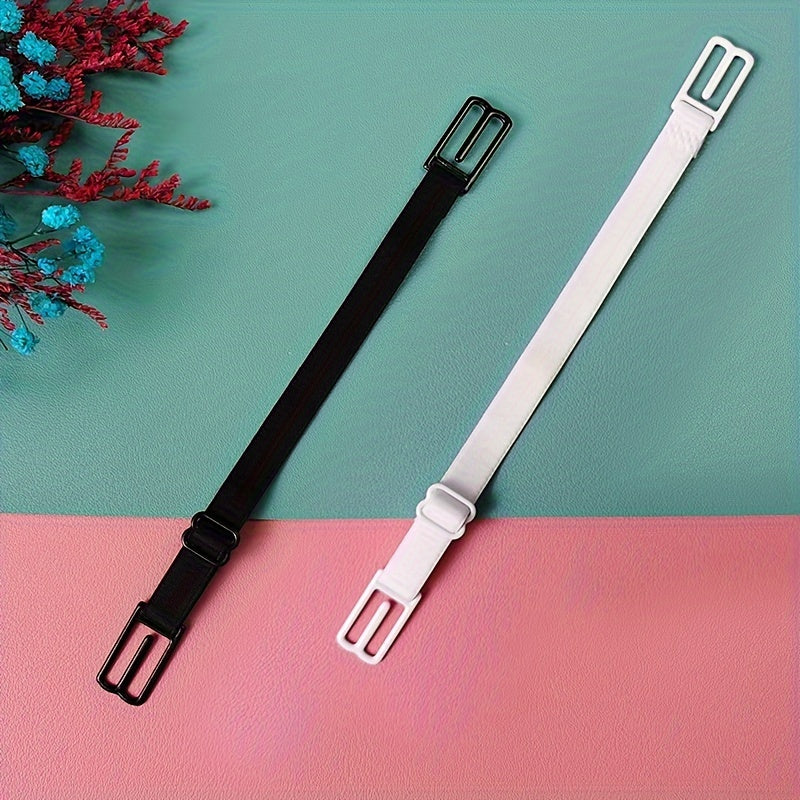 6 Pack Non-slip Elastic Bra Straps for Racer Backs Adjustable Polyester Lingerie Accessories