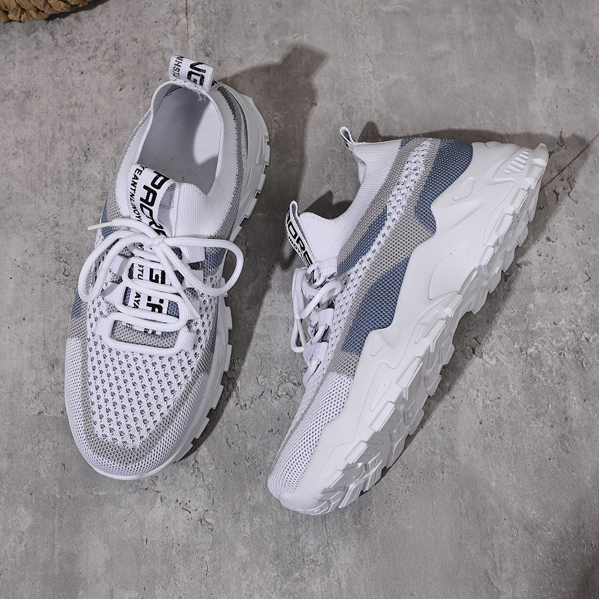 Men Breathable Casual Sports Shoes Comfortable Lightweight Black