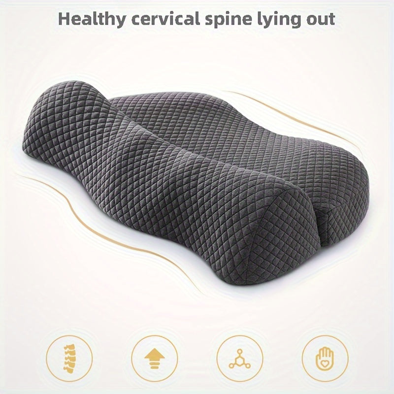 Memory Foam Pillow with Cervical Support, Super Soft Core for Sleep Comfort