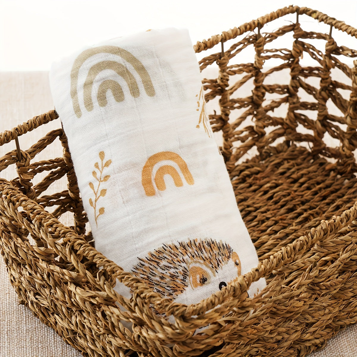 Printed Muslin Cotton Baby Blankets for Home and Travel