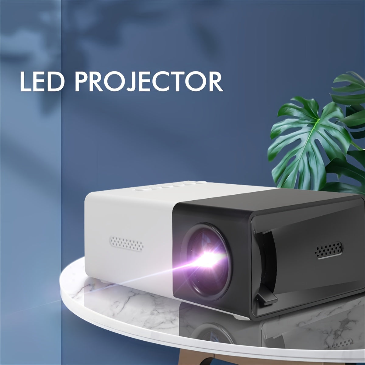 Mini HD Projector 1080P Support for Home Theater USB LCD 3D Ready