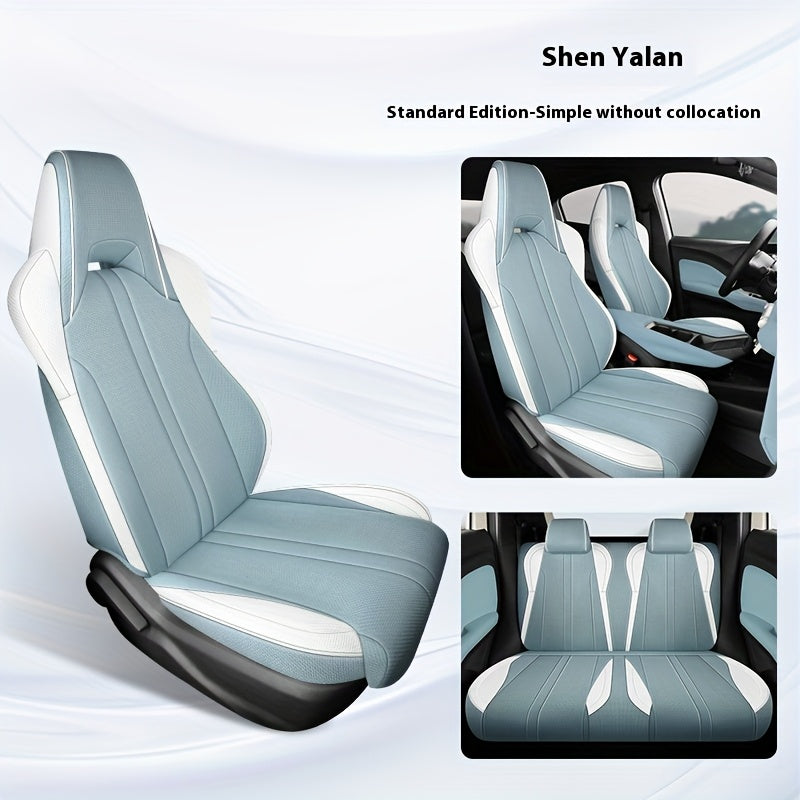 Универсальные чехлы для автомобильных сидений на 5 мест износостойкие, царапиноустойчивые, легко очищаются
