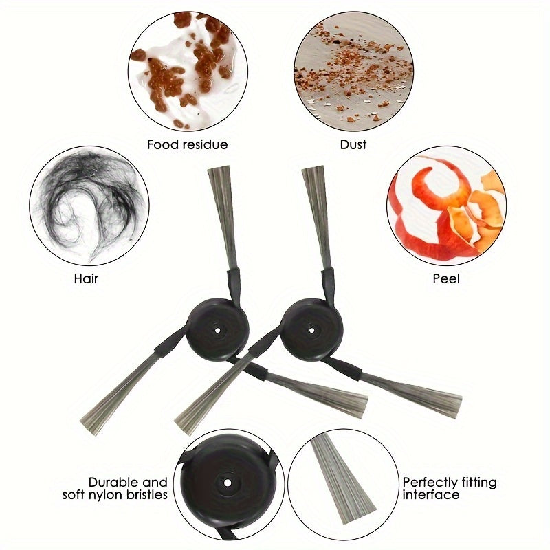 Dream X40 Ultra aksessuarlar to'plami 4 mopa, 6 chang sumkasi, 1 asosiy cho'tka, 4 yon cho'tka, 2 filtr va robot tozalovchingiz uchun almashtirish qismlarini o'z ichiga oladi.