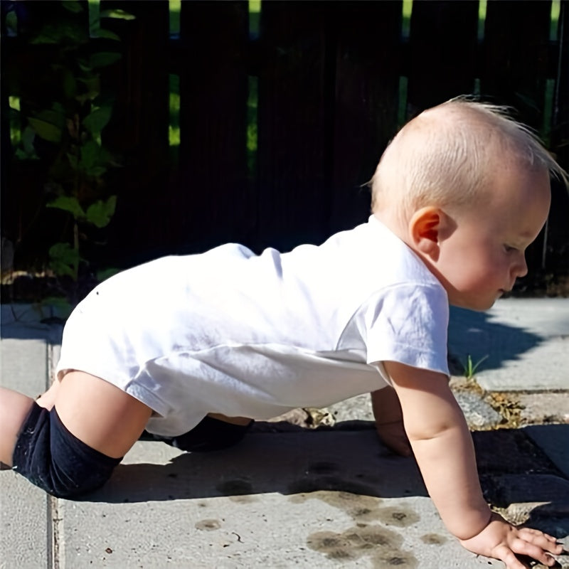 Детские наколенники для колен, унисекс, толстые махровые носки для ползания, защита в любое время года