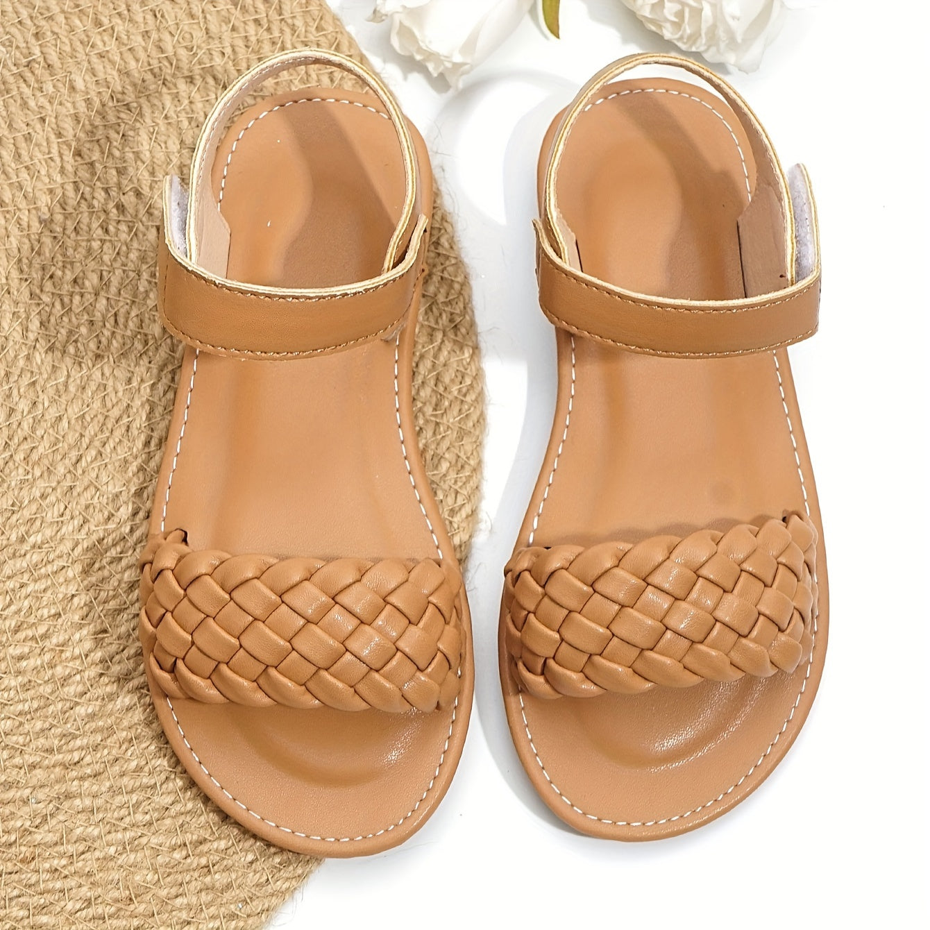 Girls' Breathable Sandals Summer Casual Princess Style Lightweight Easy Fastening