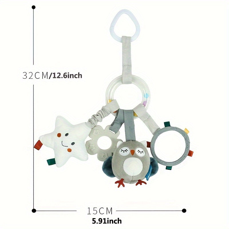 Kichkina bolalar uchun tinchlantiruvchi o'yinchoqlar, osilgan yotqizish uchun yumshoq figuralar, chayqalayotgan tovushlar