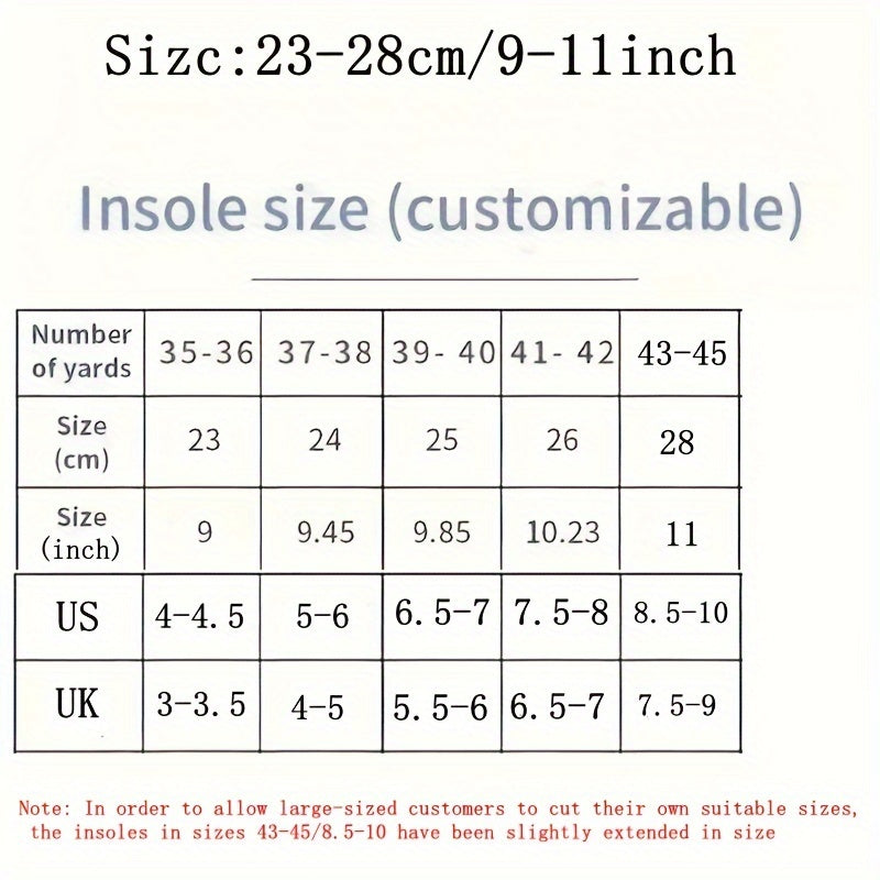 Unisex Soft 4D Feet Sole Insoles Breathable Shock Absorption Running Shoes