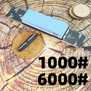 Moslashuvchan burchak qo‘llanmasi bilan zanglamaydigan po‘latdan yasalgan pichoq silliqlash uchun asosli non-slip bazasi